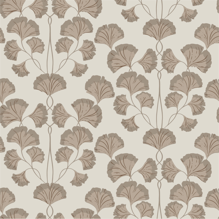 Add a touch of nature to any wall in your home with our Classic Ginkgo Peel and Stick Wallpaper.