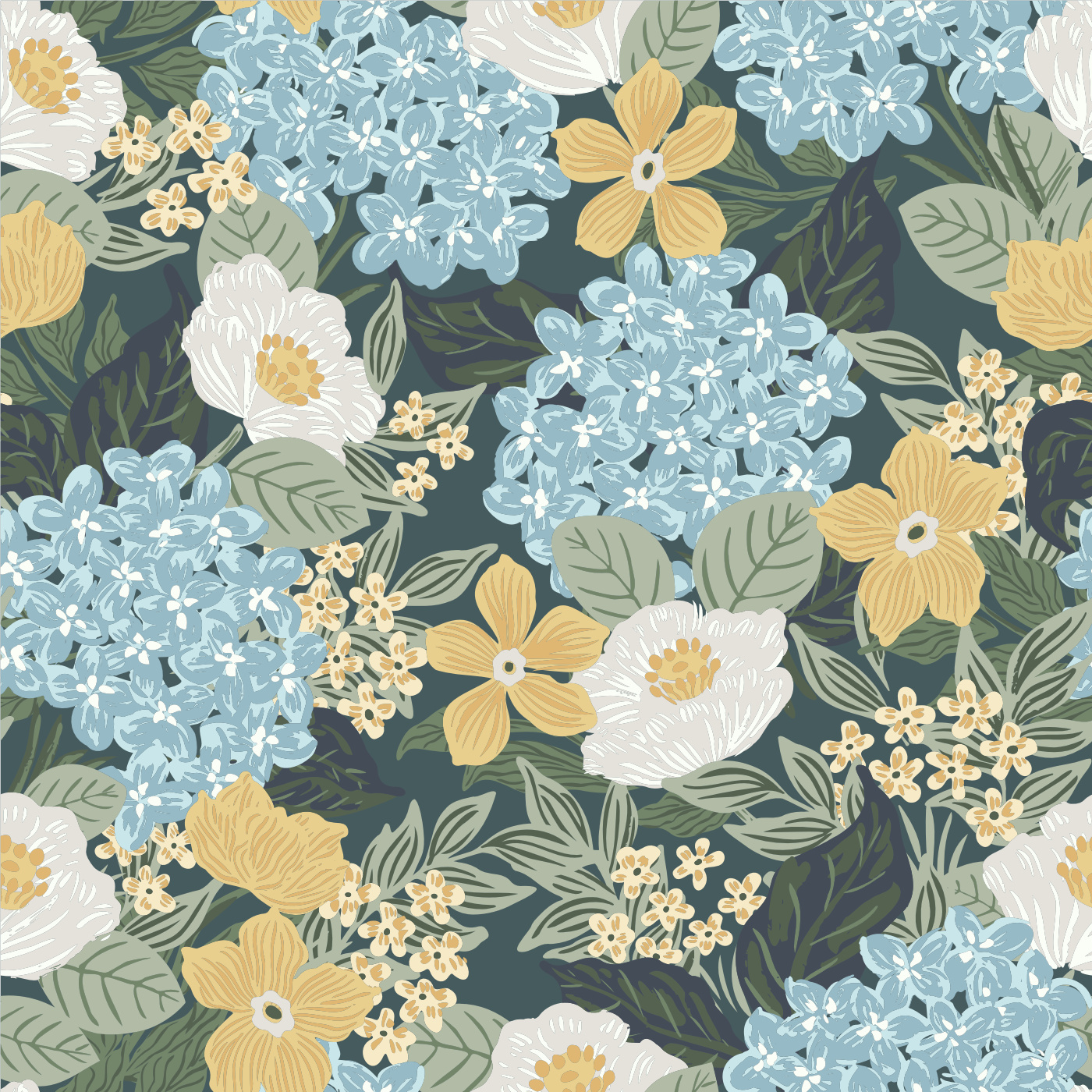 Fresh Summer Flowers Wallpaper