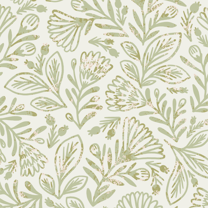 Create a botanical statement on any wall in your home with our Floral Scatter Peel and Stick Wallpaper.