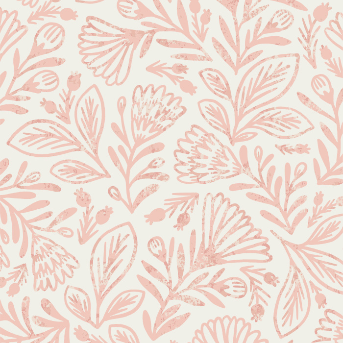 Create a botanical statement on any wall in your home with our Floral Scatter Peel and Stick Wallpaper.