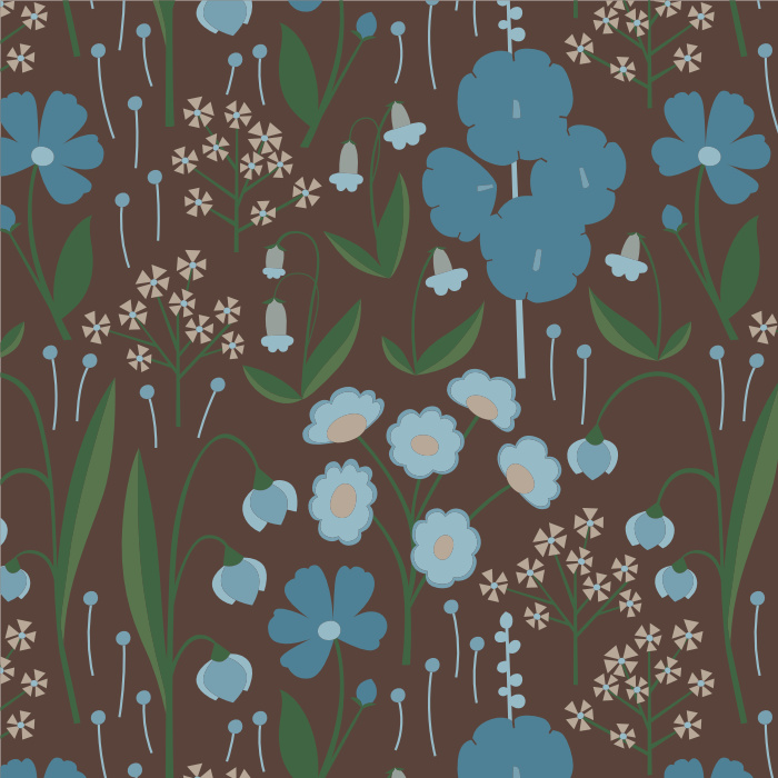 Create a playfully beautiful atmosphere with our Wildflower Meadow Peel and Stick Wallpaper. 