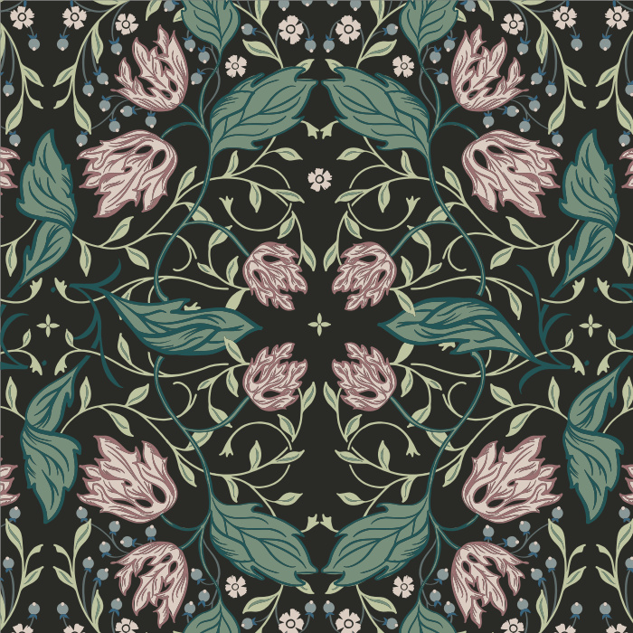 Create the elegantly sophisticated look you've dreamed of with our Nouveau Vines Peel and Stick Wallpaper.