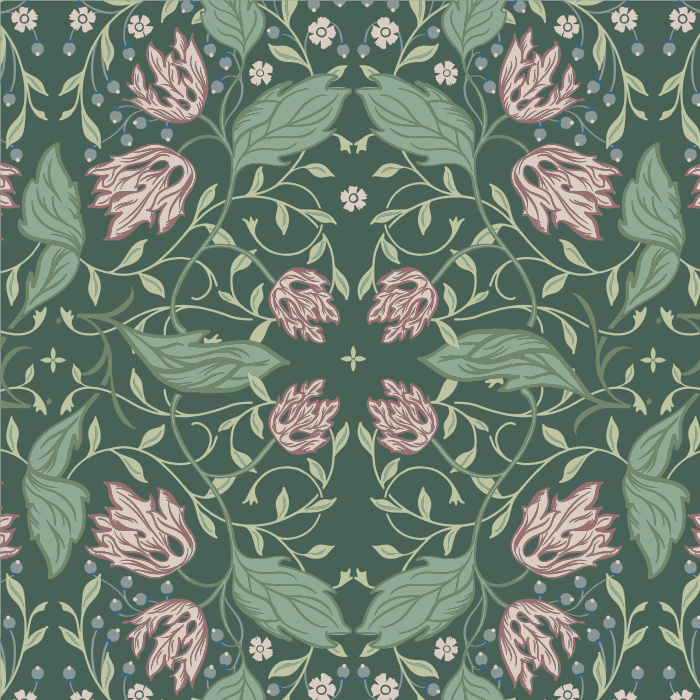 Create the elegantly sophisticated look you've dreamed of with our Nouveau Vines Peel and Stick Wallpaper.