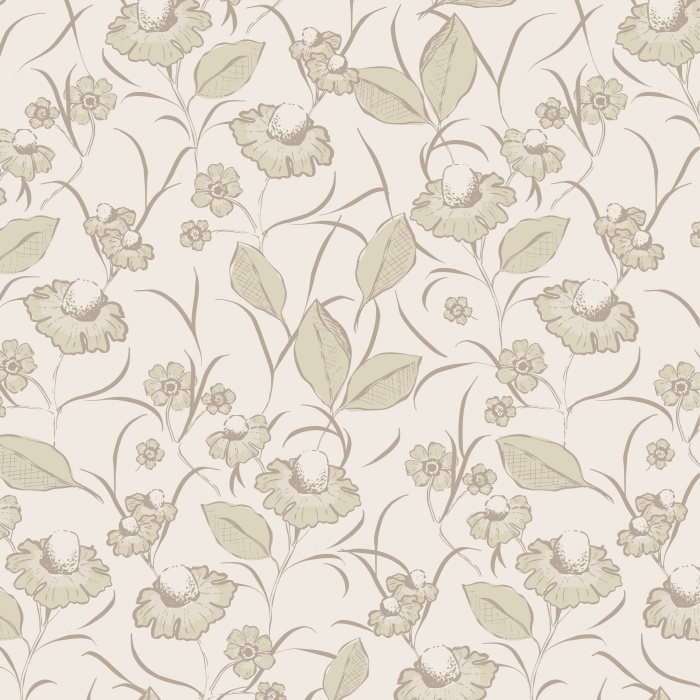 Create a classic statement on any wall in your home with our Coneflower Garden Peel and Stick Wallpaper.