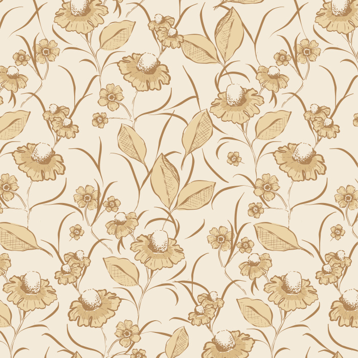 Create a classic statement on any wall in your home with our Coneflower Garden Peel and Stick Wallpaper.