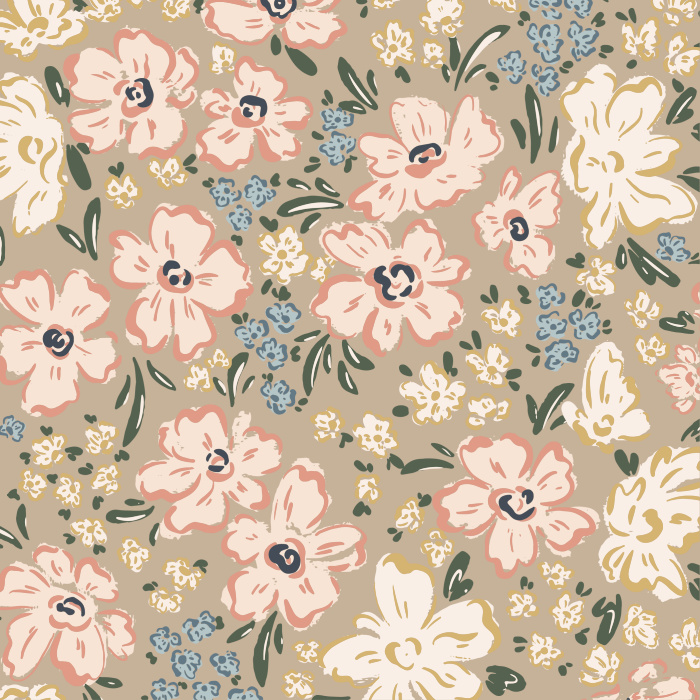 Create the perfect statement wall in your child's room with our Laced Meadow Peel and Stick Wallpaper.