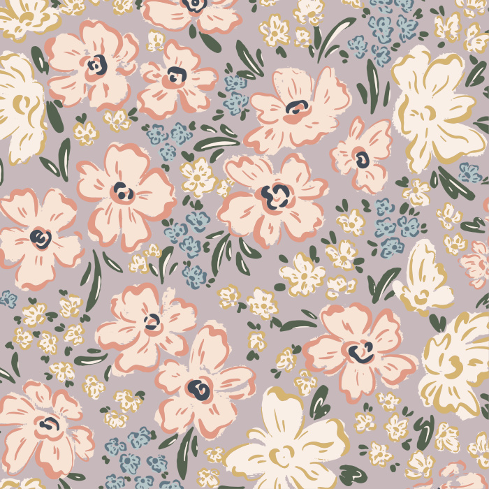 Create the perfect statement wall in your child's room with our Laced Meadow Peel and Stick Wallpaper.