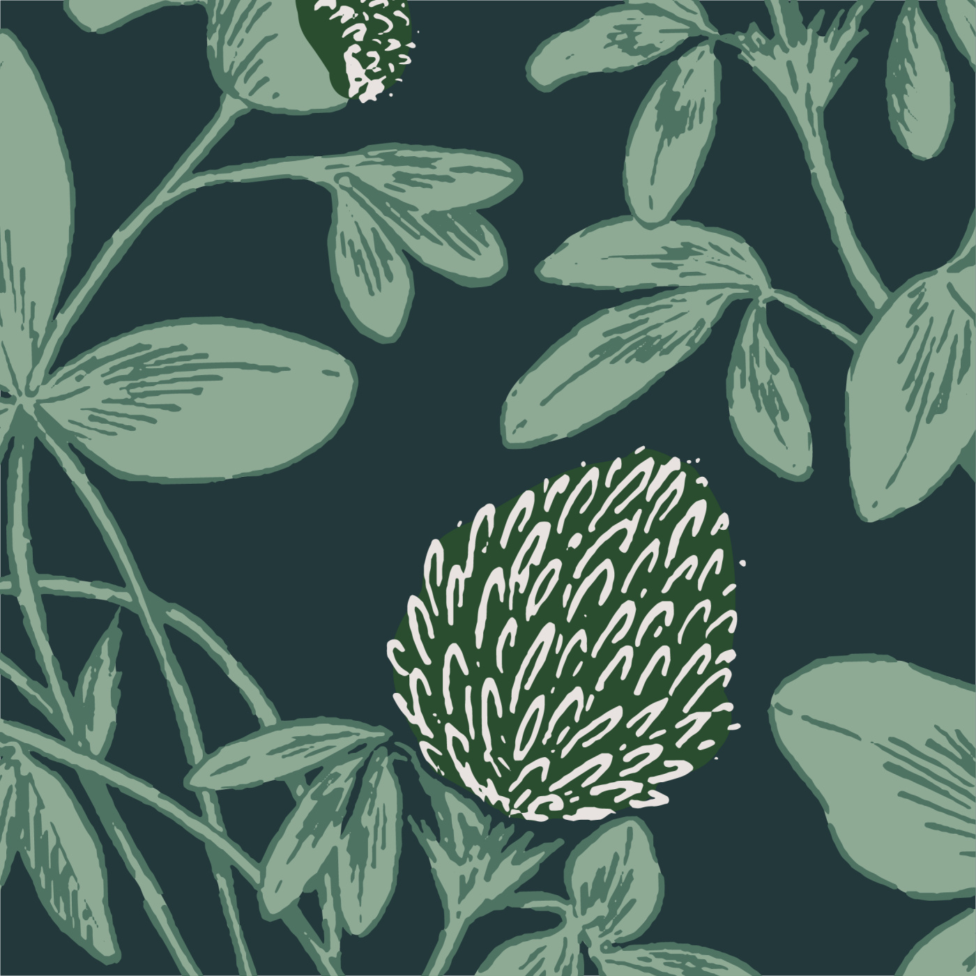 Clover Blossoms Wallpaper