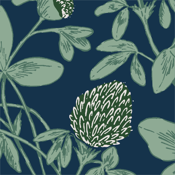 Our Clover Blossoms Peel and Stick Wallpaper is sure to add a nature statement to any wall in your home.