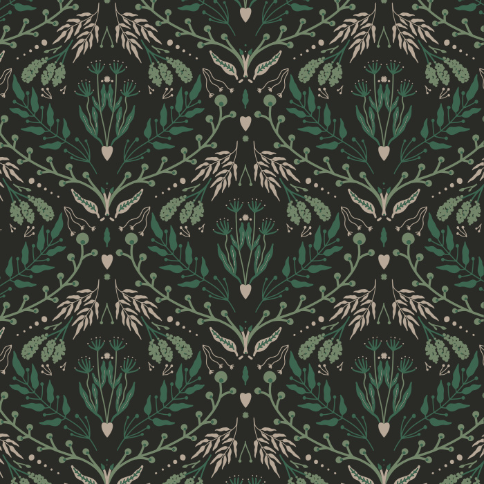 Add a classy touch of nature to any wall in your home with our Effie Botanicals Peel and Stick Wallpaper.