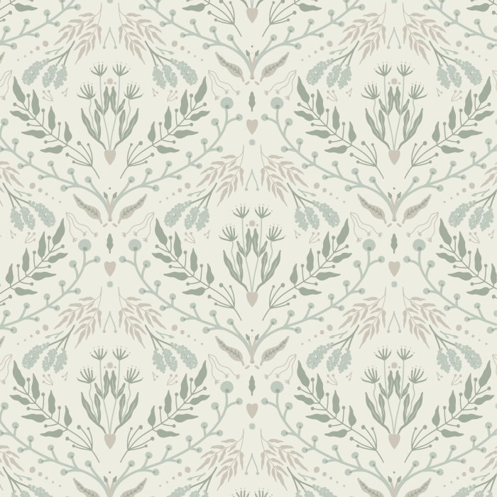 Add a classy touch of nature to any wall in your home with our Effie Botanicals Peel and Stick Wallpaper.