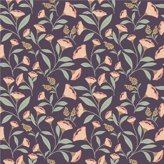 Create something beautifully charming with our Bellflower Boutique Peel and Stick Wallpaper. 