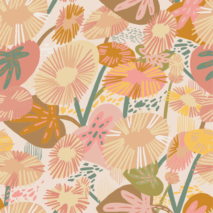 Add the perfect touch to any wall in your child's playroom with our Fantasia Garden Peel and Stick Wallpaper.