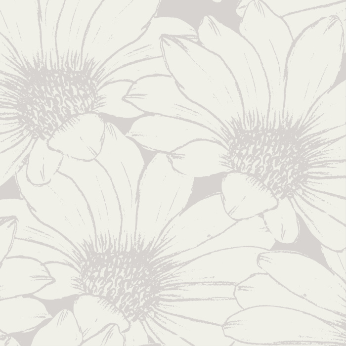 Create a huge statement of nature in any room of your home with our Hand Drawn Daisy Peel and Stick Wallpaper.