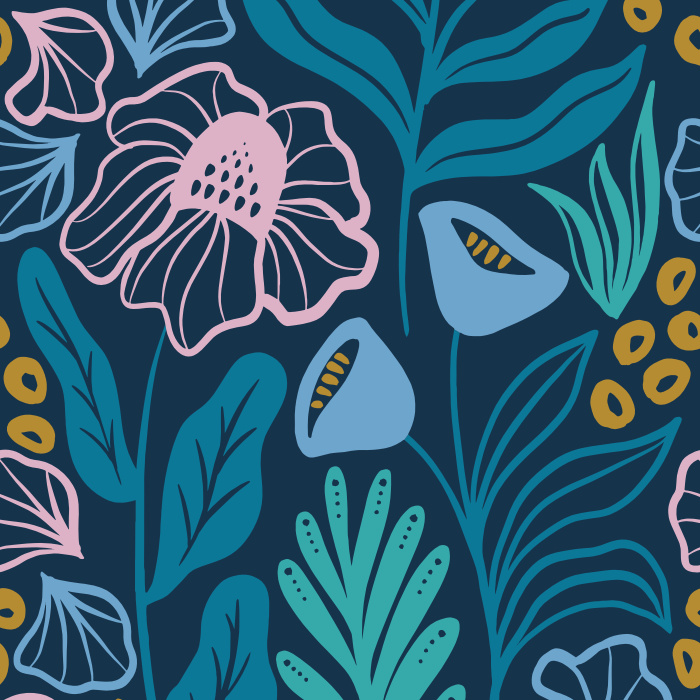 Create the bold statement you've always wanted with our In The Garden Peel and Stick Wallpaper. 