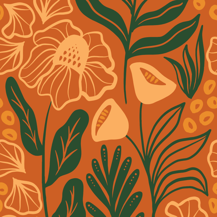 Create the bold statement you've always wanted with our In The Garden Peel and Stick Wallpaper.