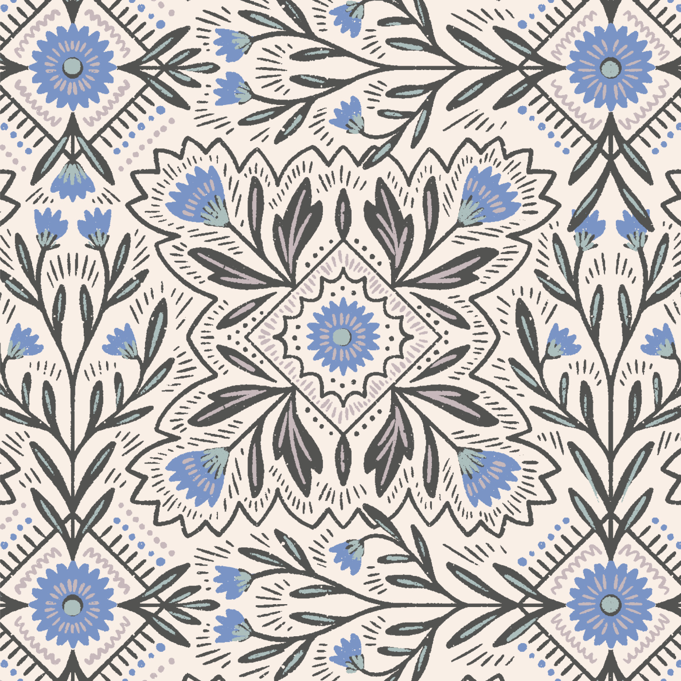 Botanic Boho Peel and Stick Wallpaper | Love vs. Design