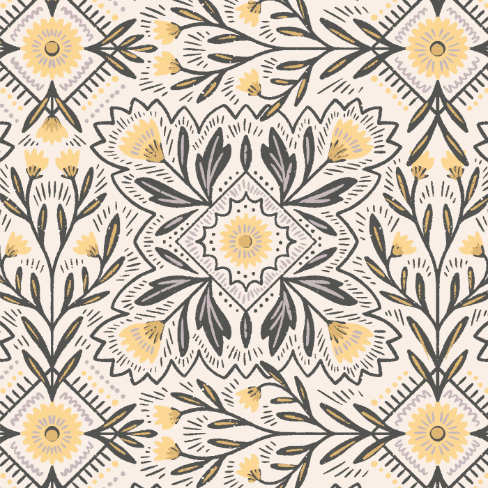 Create the charming chateau you've always dreamed of with our Botanic Boho Peel and Stick Wallpaper.