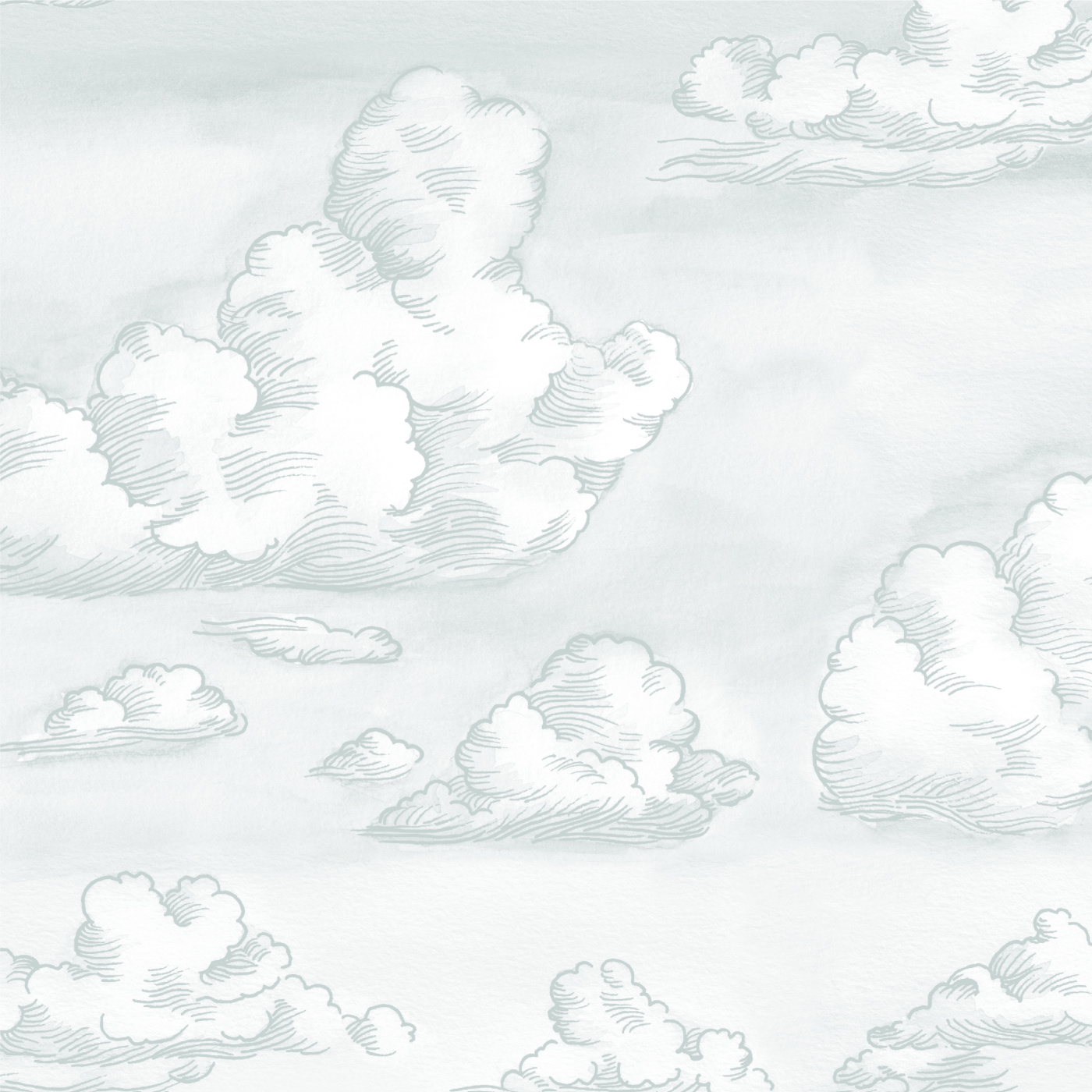 Storybook Clouds Wallpaper