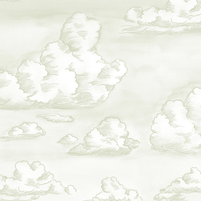 Create a whimsical wonderland in your child's room with our Storybook Clouds Peel and Stick Wallpaper.