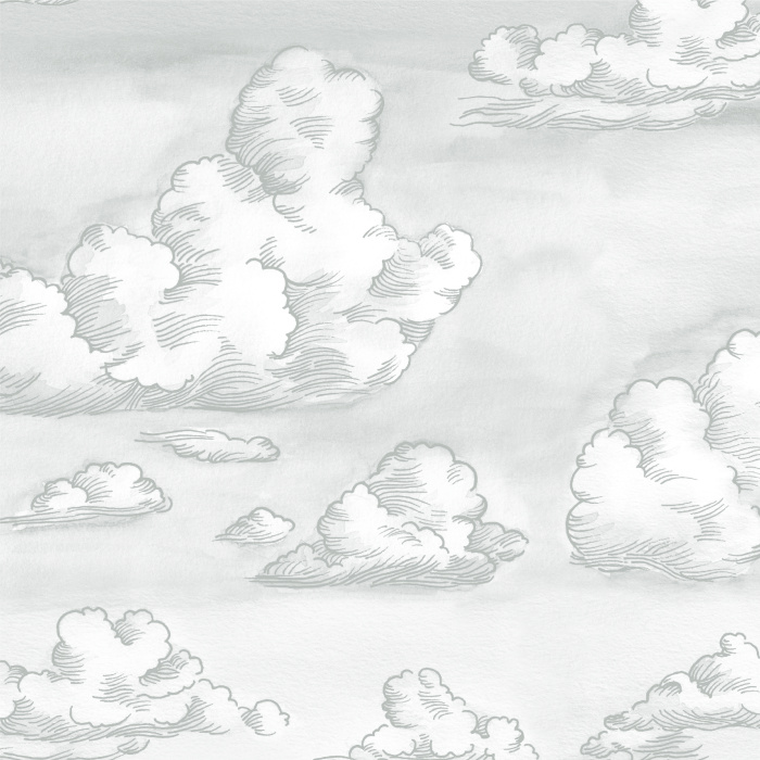 Create a whimsical wonderland in your child's room with our Storybook Clouds Peel and Stick Wallpaper.
