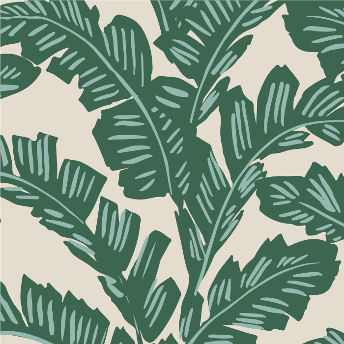 Create a bold yet serene statement with our Banana Fronds Peel and Stick Wallpaper.