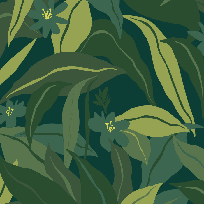 Add some excitement to your life with our Abundant Nature Peel and Stick Wallpaper.