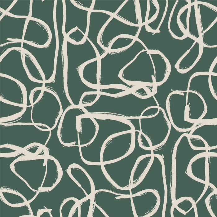 Create a groovy, eye-catching statement on any wall in your home with our Abstract Lines Peel and Stick Wallpaper.
