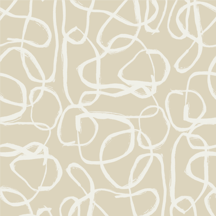 Create a groovy, eye-catching statement on any wall in your home with our Abstract Lines Peel and Stick Wallpaper.