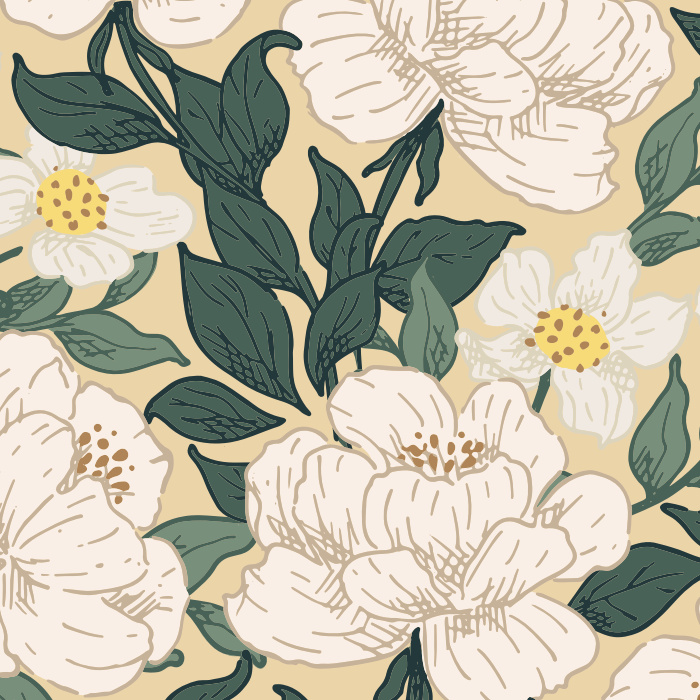 Create something bold yet elegant with our Wild Peony Peel and Stick Wallpaper.