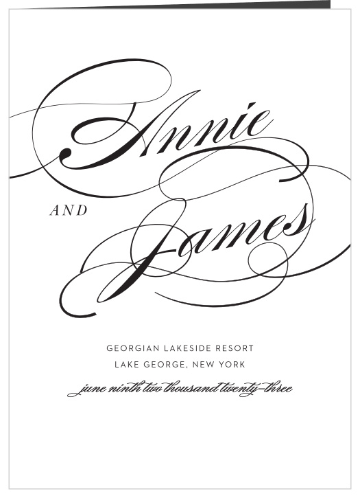 Our Swirling Simplicity Folded Wedding Programs are the perfect way to walk family and friends through every step of your ceremony.