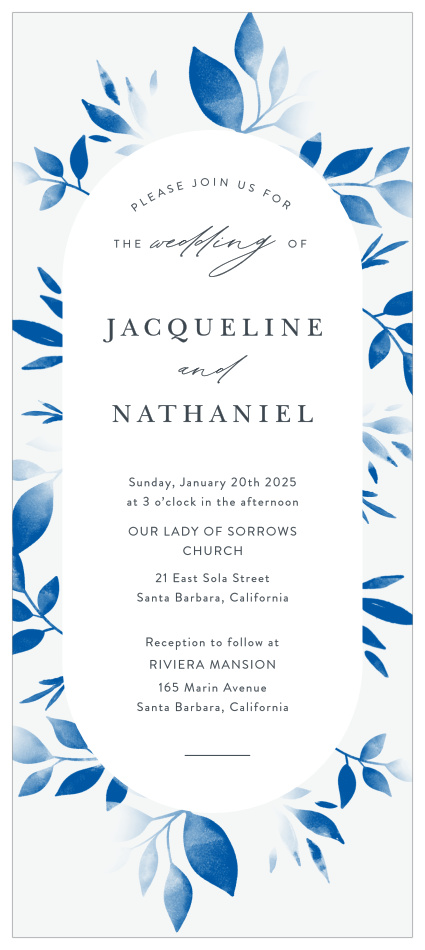 Surround yourselves with family and friends on your special day with our Botanic Love Tea Wedding Invitations.