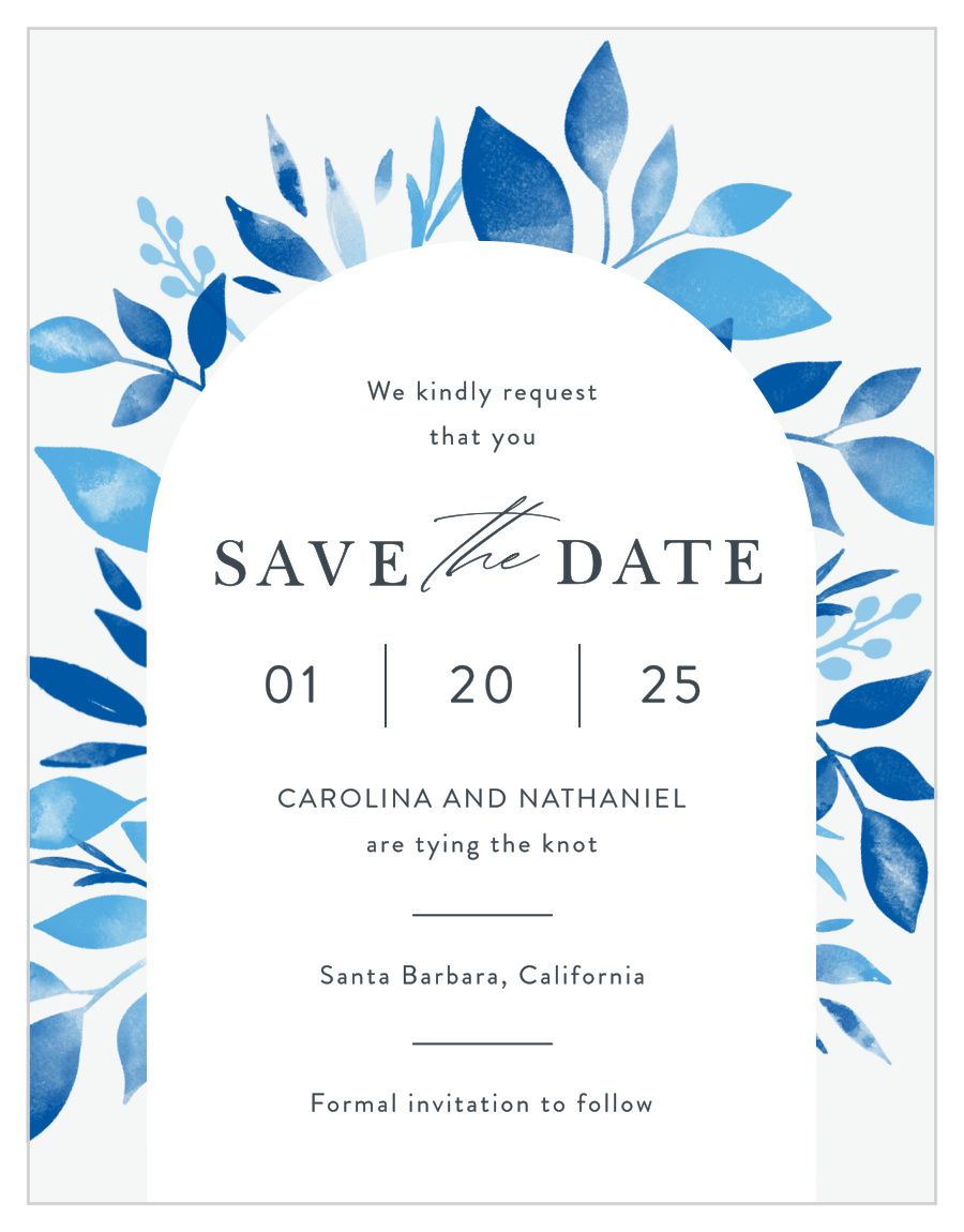 Botanic Love Save the Date Cards