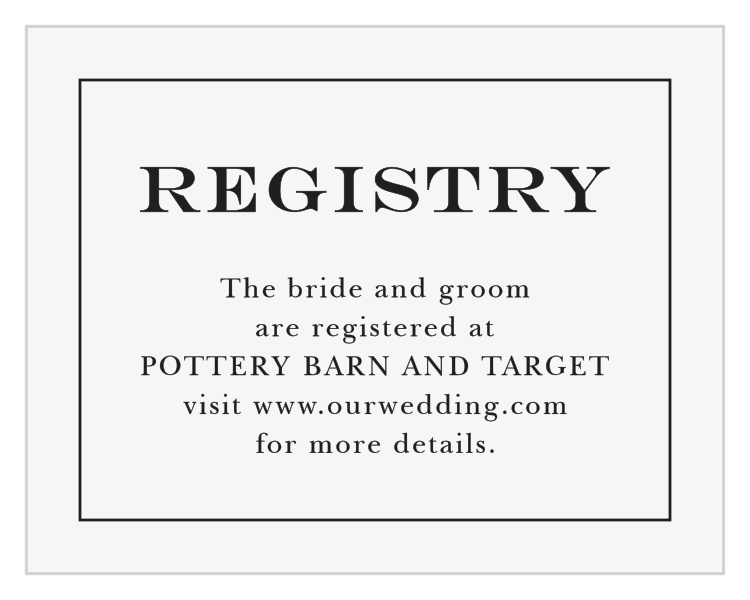 Citrus Celebration Registry Cards