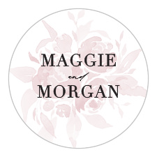 Our Fresh Peonies Wedding Stickers are the perfect way to seal the envelopes you will be sending to family and friends.