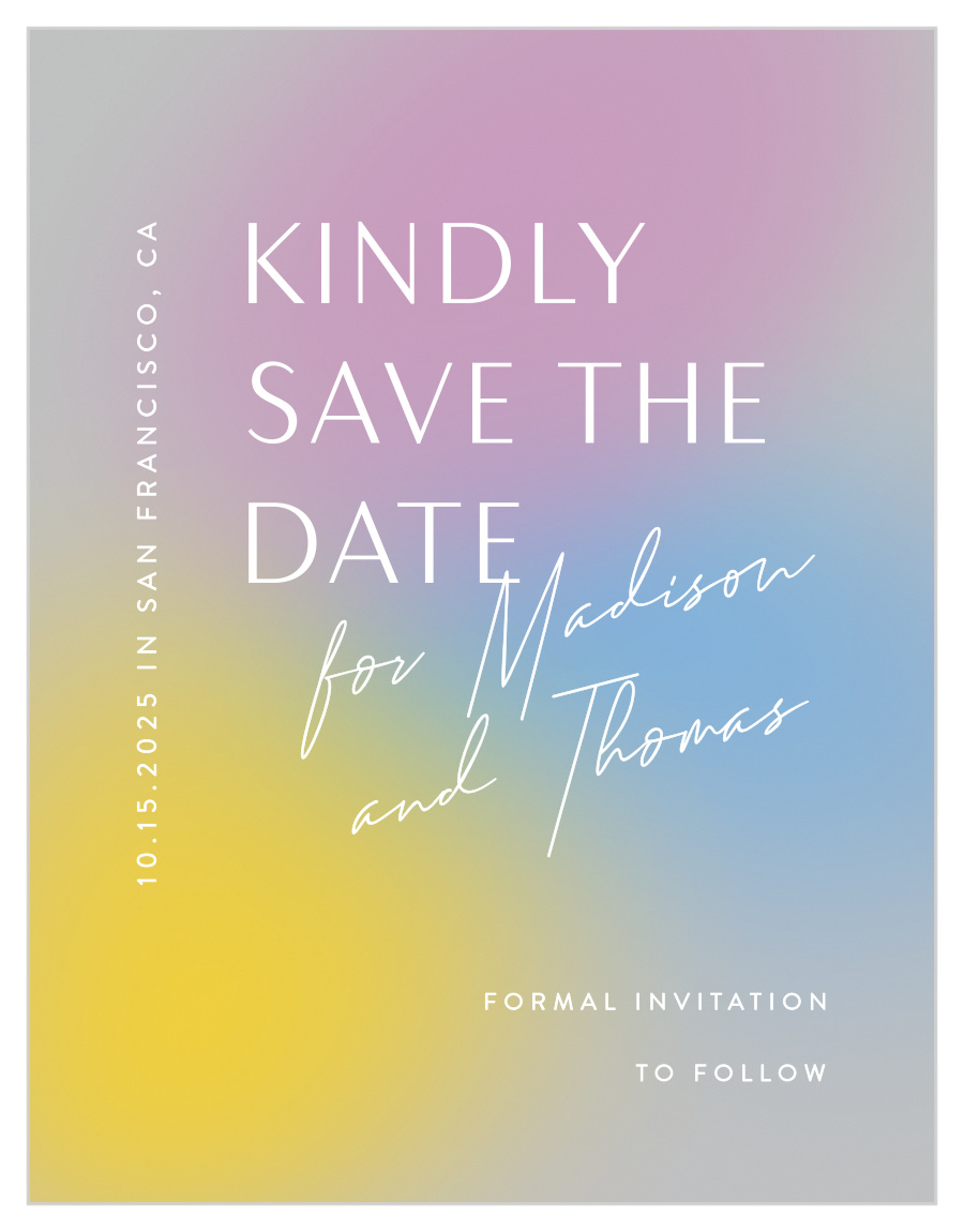 Love Aura Save the Date Cards