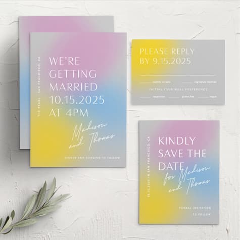 Love Aura Wedding Invitations