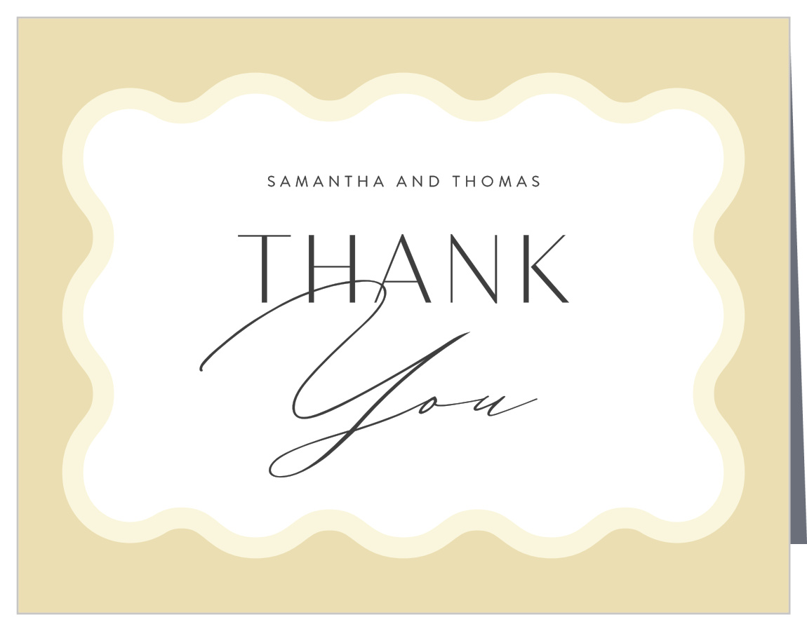 Wave Pool Wedding Thank You Cards