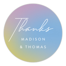 Add a personalized touch to your invites with our Love Aura Wedding Stickers.