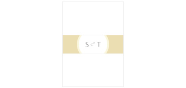Add a personalized touch to your invites with our Wave Pool Wedding Belly Bands.