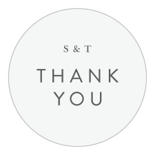 Gift family and friends a memento of your special day with our Painted Abstract Wedding Stickers.