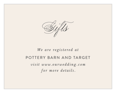 Share your registry information with our Vineyard Vines Registry Cards.