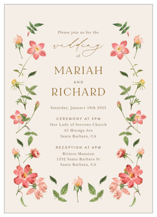 Invitation for deals wedding