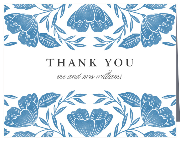 Our Fall in Love Wedding Thank You Cards share your appreciation to family and friends for their support on your special day.