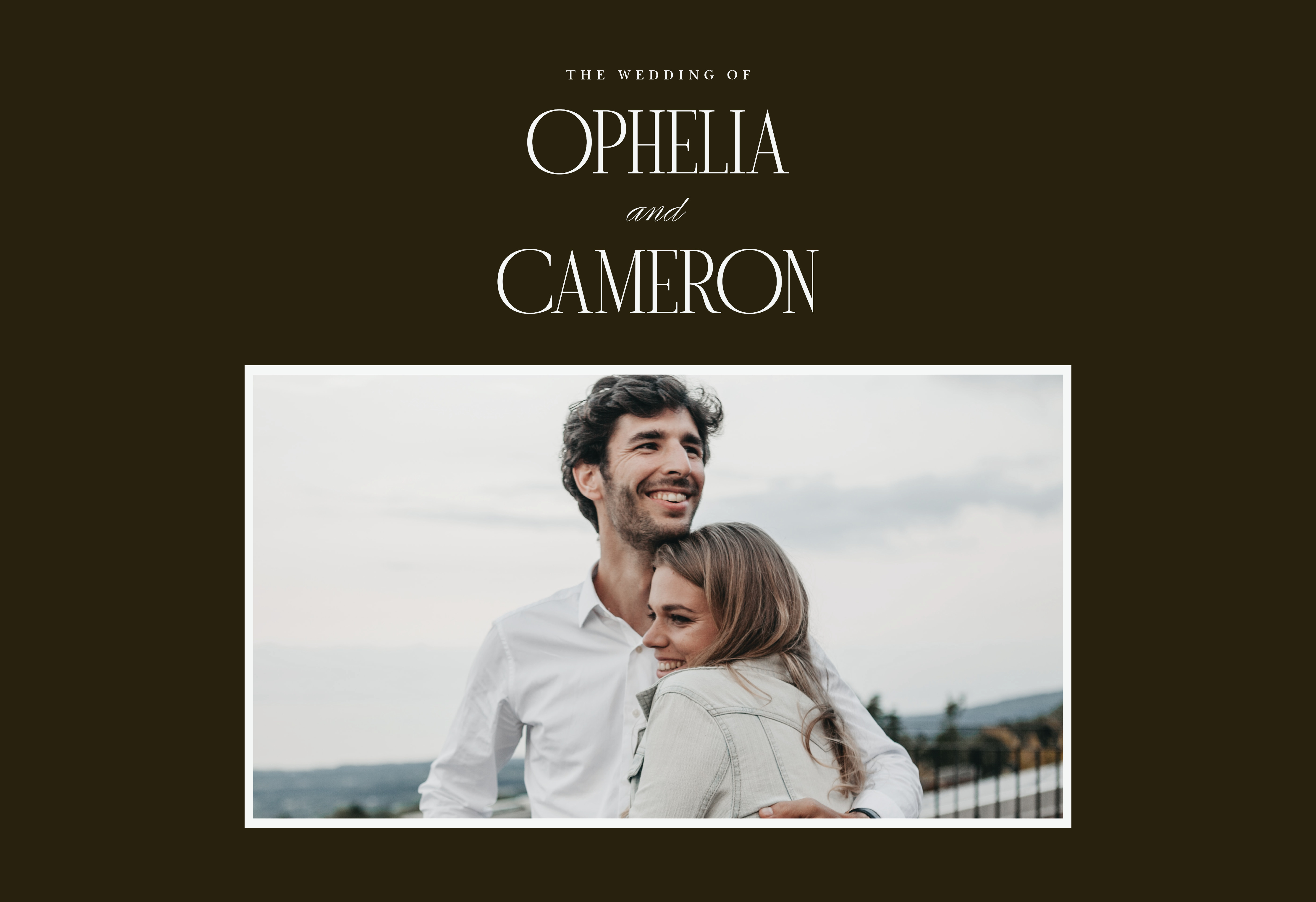 Wild Ophelia Wedding Website