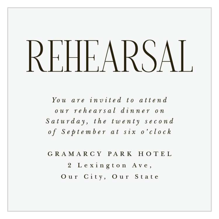 Wild Ophelia Rehearsal Cards