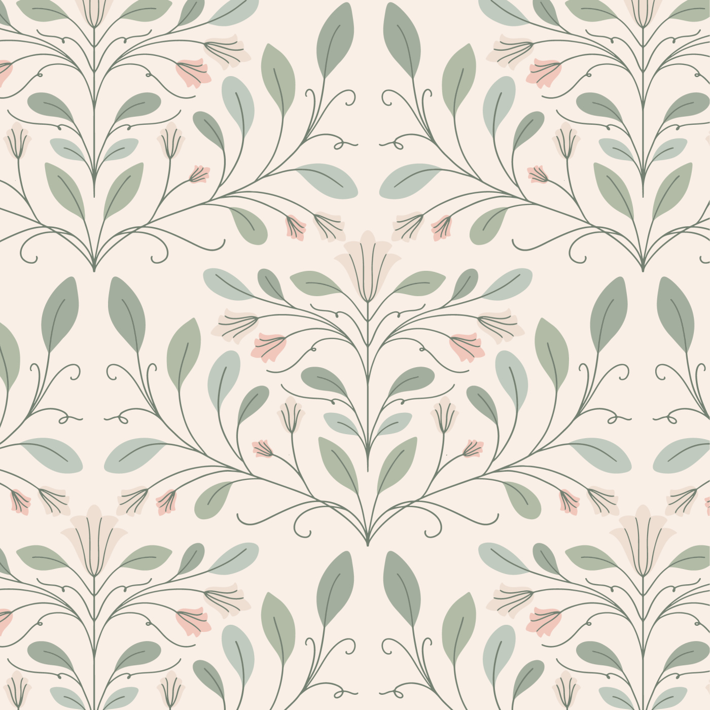 Diamond Leaves Wallpaper