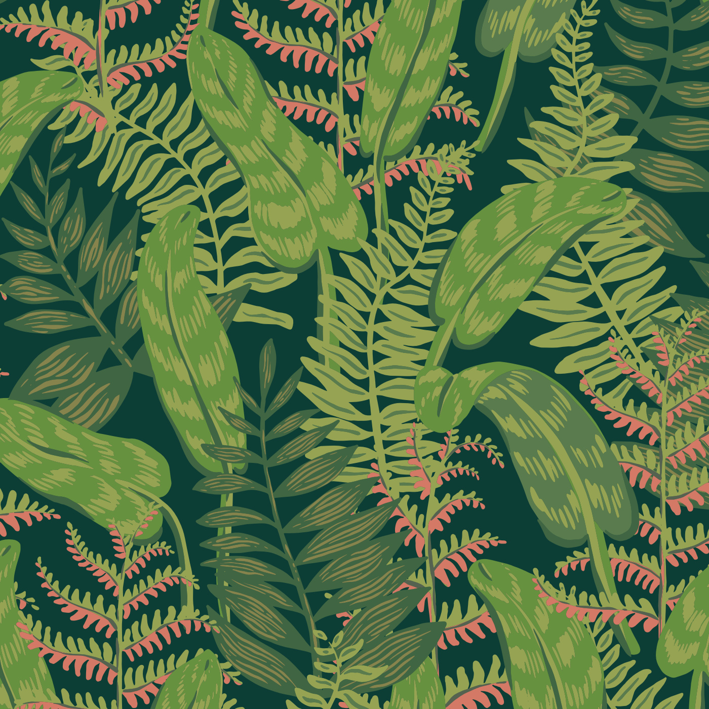 Fern Canyon Peel and Stick Wallpaper Love vs. Design