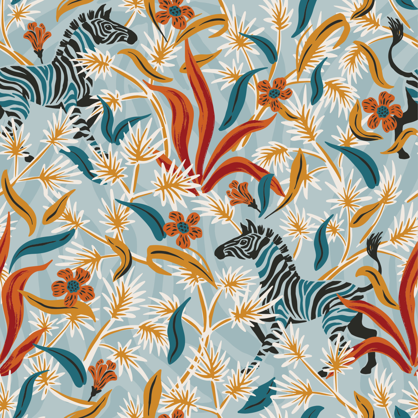 Boheme Zebra Peel and Stick Removable Wallpaper Love vs. Design