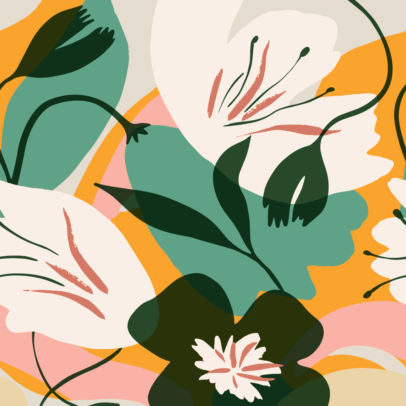 Glorious Floral Wallpaper